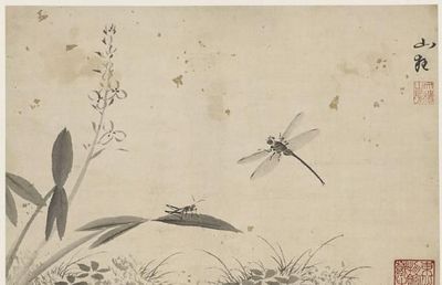 600年前的一张古画,花蝶草虫栩栩如生,绘画技巧堪比齐白石