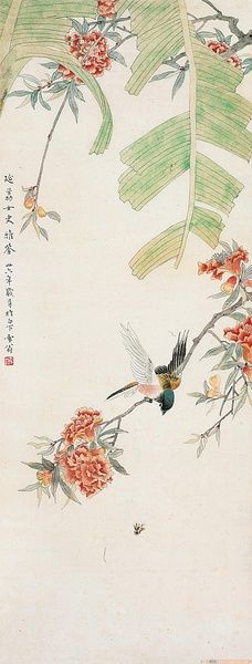 鱼虫的相册-陈之佛--工笔花鸟